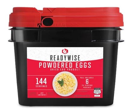 144 Serving ReadyWise Powdered Eggs <BR> 25 Year Shelf Life <BR> Free Shipping!!!